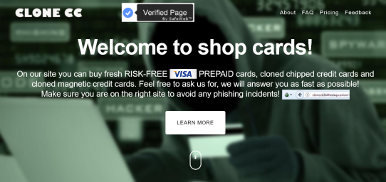 Cloned Cards 
- Prepaid cards, cloned credit cards shop